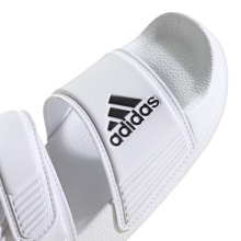 adidas Badeschuhe Adilette Sandale (Klettverschluss) weiss Kinder - 1 Paar